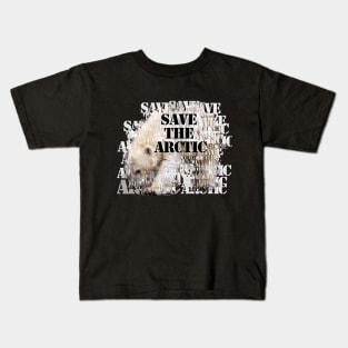 Polar bear - save the arctic Kids T-Shirt